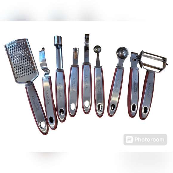 Wolfgang Puck Nine Piece Kitchen Food Prep Utensils Set - Picture 3 of 5